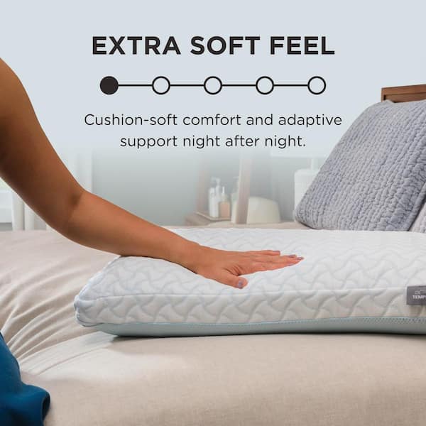 TEMPUR-PEDIC TEMPUR-Cloud + Cooling Standard Pillow, 2-Pack