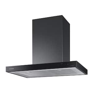 30" BESPOKE Wall Mount Range Hood in Clean Deep Charcoal