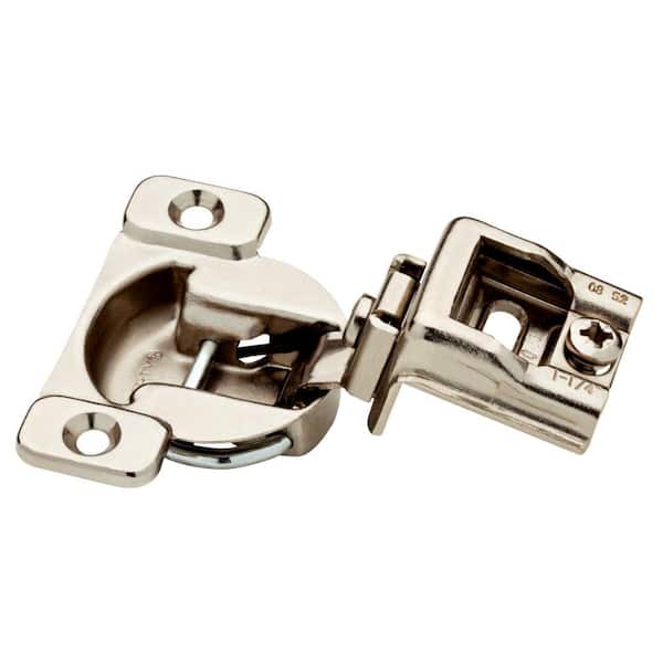 Liberty 35 mm 105-Degree 1-1/4 in. Overlay Cabinet Hinge 5-Pairs (10 Pieces)