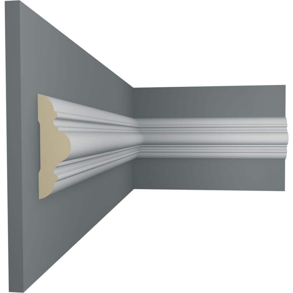 Kepler Primed Polyurethane Decorative Chair Rail Moulding