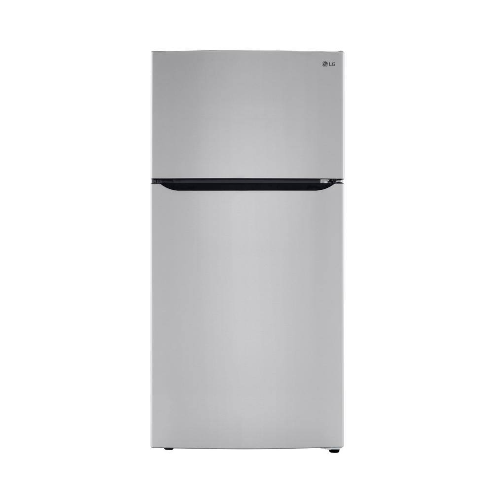 LG 24 cu.ft. Stainless Steel Top Freezer Refrigerator with Ice Maker