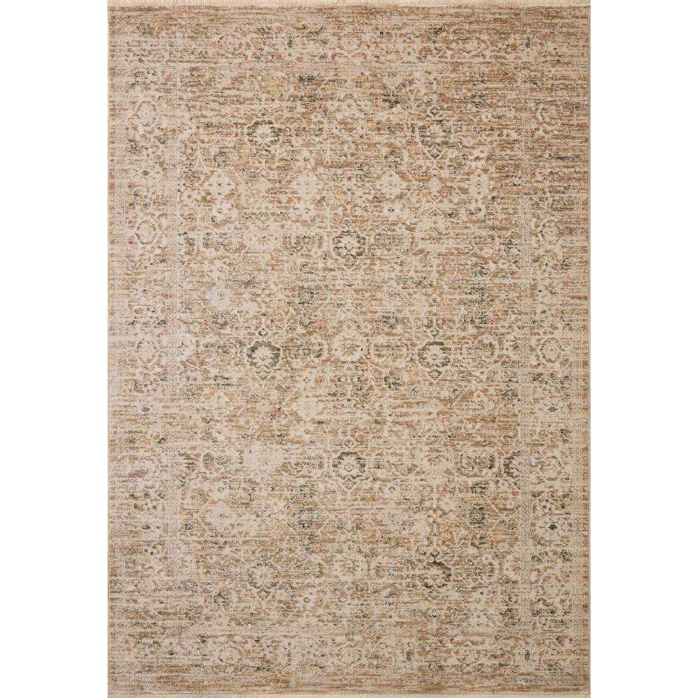 Clarisse Natural / Granite 9 ft. 6 in. x 13 ft. Traditional Area Rug price history on PriceWatchPro