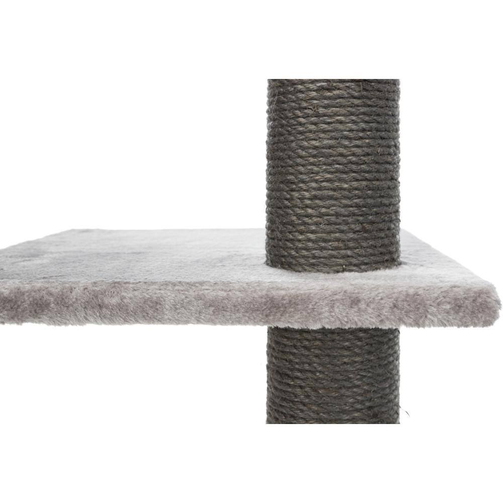 Gray 43" Sisal Cat Tree with Condo and Perches