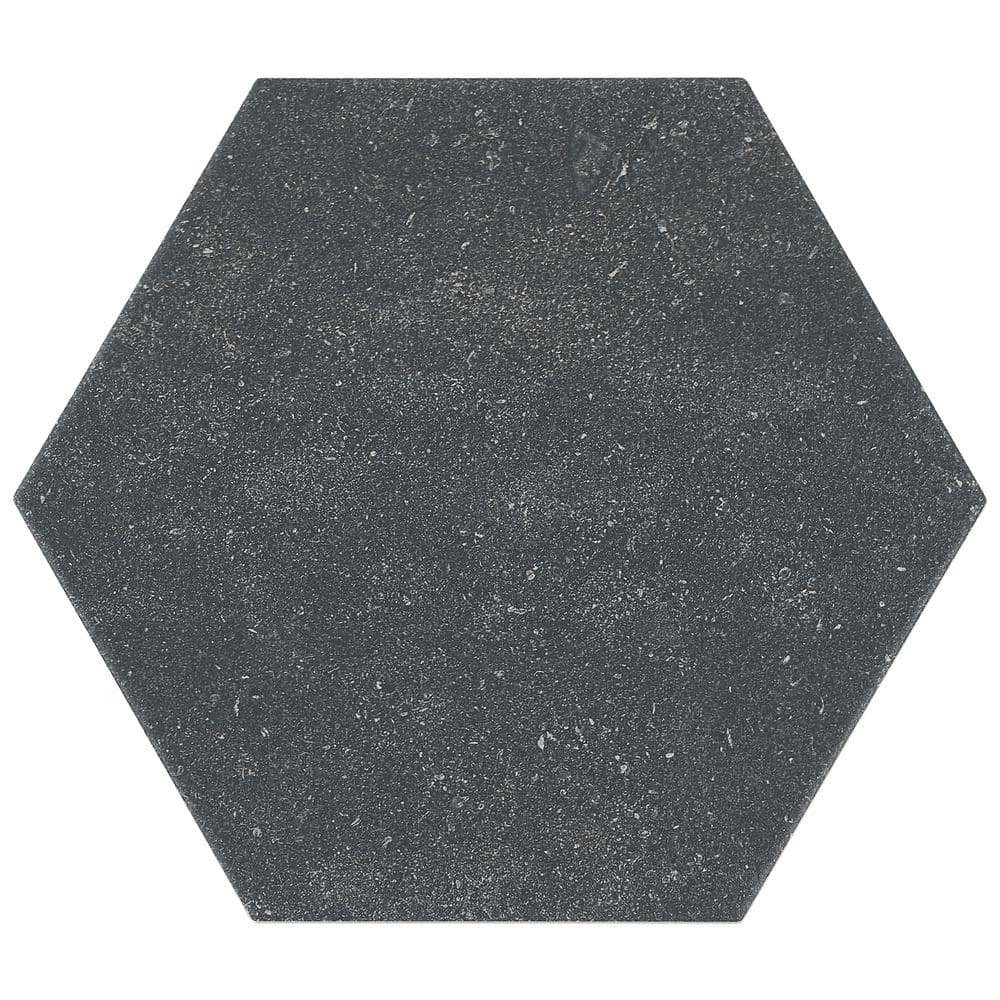 Lannister Matte Gray Hexagonal Porcelain Floor and Wall Tile