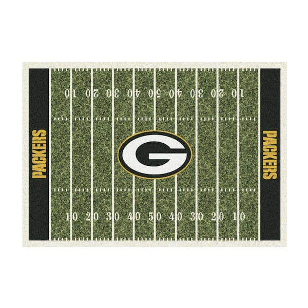 IMPERIAL Green Bay Packers 4 ft. by 6 ft. Homefield Area Rug