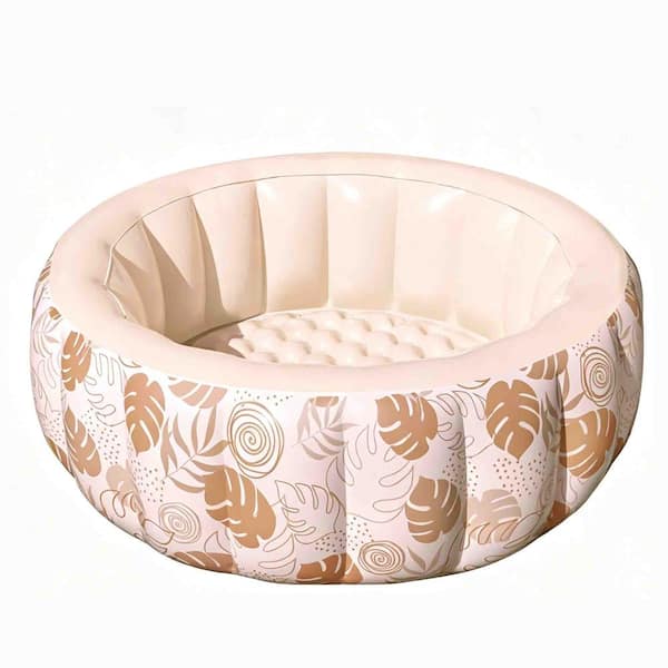 5.5 ft. Round Inflatable Swimming Pool with Drain Plug