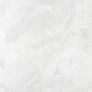 Jume Onyx White 48 in. x 48 in. Polished Porcelain Floor and Wall Tile (15.49 Sq. Ft./Case)