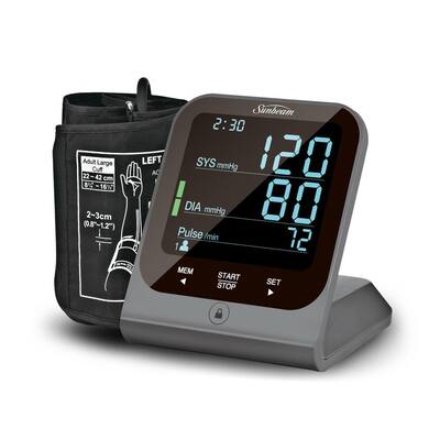 Upper Arm Blood Pressure Monitor with Batteries