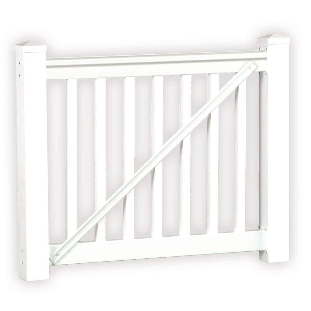 Weatherables Vanderbilt 3 ft. H x 5 ft. W White Vinyl Weatherables Vanderbilt 3 ft. H x 5 ft. W White Vinyl