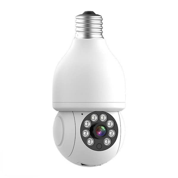 Wired Indoor Wi-Fi Light Bulb Camera with Motion Detection and Audio SWC004 - The Home Depot