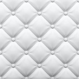 Tufted 2 ft. x 2 ft. Seamless Foam Glue-Up 3D Wall Panel (48 Sq. Ft. / Pack)