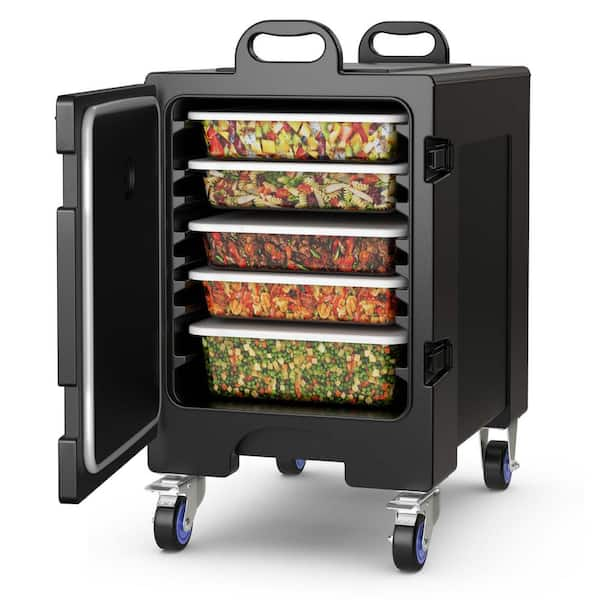 VEVOR Insulated Food Pan Carrier 36 Qt. Capacity Stackable Catering Hot Box  Top Load Food Warmer for Restaurant Canteen, Black SPBW30-D1330LULKRV0 -  The Home Depot