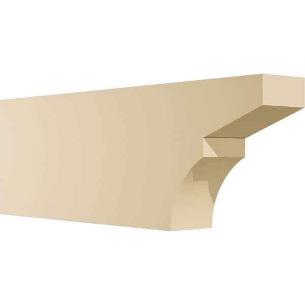 Ekena Millwork Standard Monterey 4 in. W x 10 in. H x 30 in. D Signature Urethane Rafter Tail Outlooker