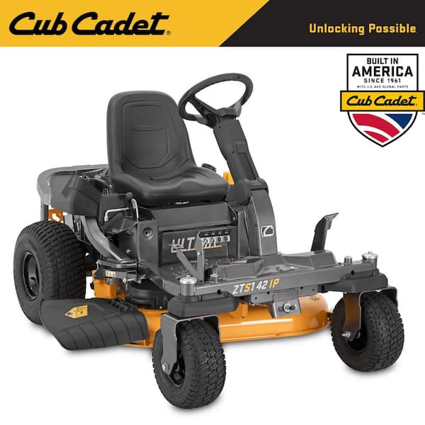 Ultima ZTS1 42 in. 547 cc IntelliPower Engine Dual Hydro Drive Gas Zero Turn Riding Lawn Mower w/Steering Wheel Control