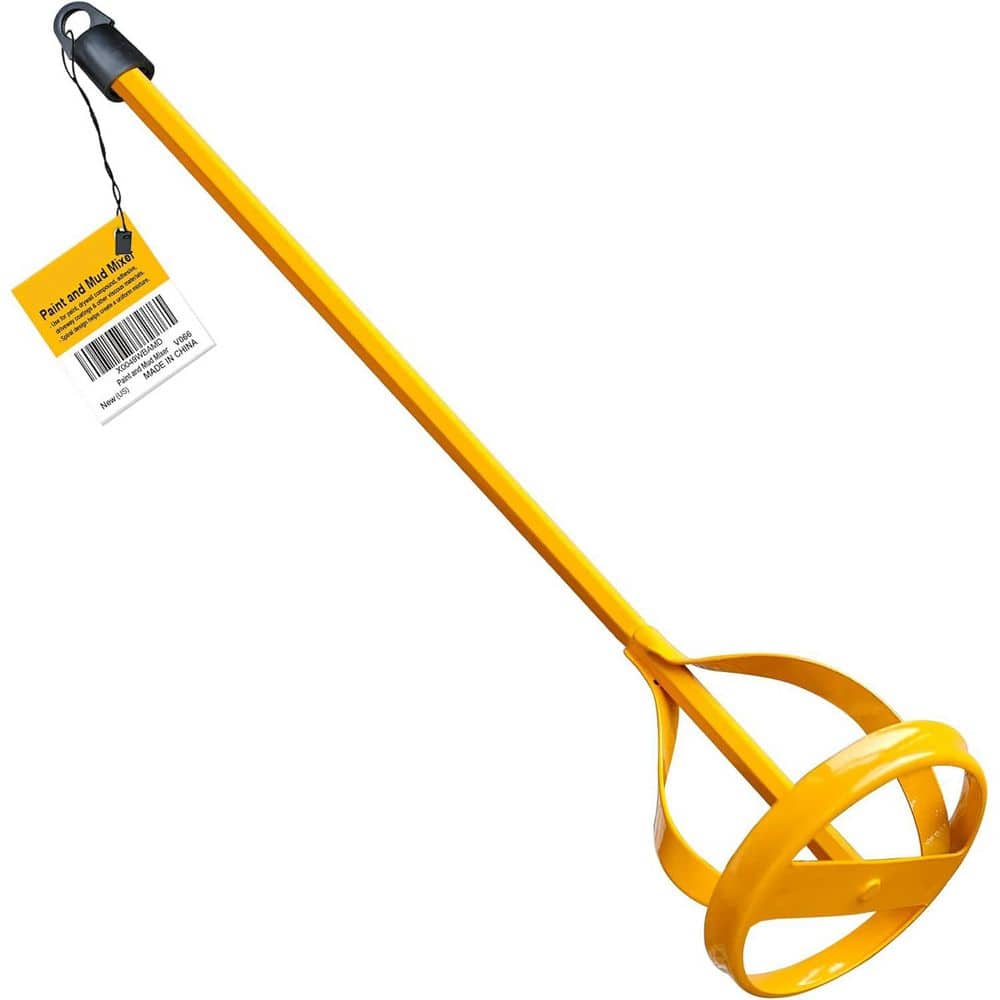 Hex Head Paint and Mud Mixer Stirrer for Drill Bits 1 to 5 Gal. Drums Non-Slip Easy Clean Yellow price history on PriceWatchPro