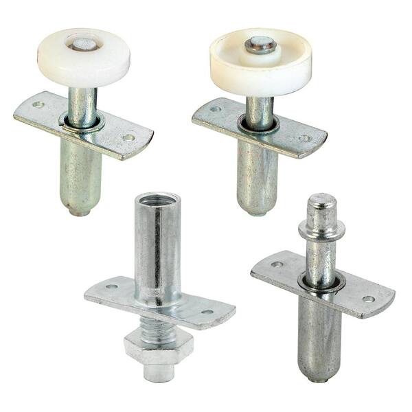 Prime-Line Bi-Fold Door Hardware Repair Kit, Includes 2 Plastic Roller Top Guides, 1 Top Pivot and 1 Bottom Pivot (4-Components)