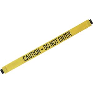 Nylon Caution Do Not Enter Safety Banner with Magnetic Ends. Fit's a Standard 36 in. W Doorway