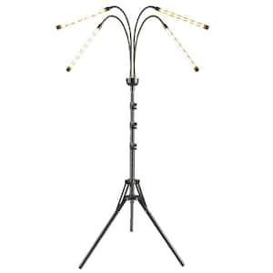 Grow Lights for Indoor Plants, Yellow Light, 15-63 inches Adjustable Tripod Stand, Plant Light with 4/8/12H Timer