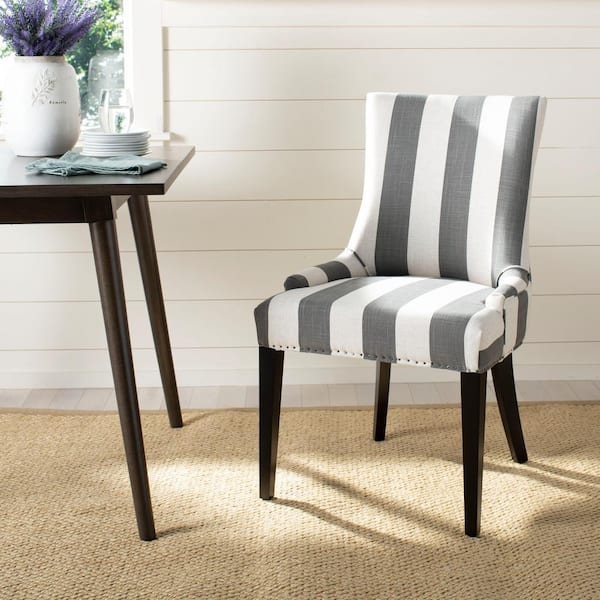Becca Gray/Off-White Dining Chair