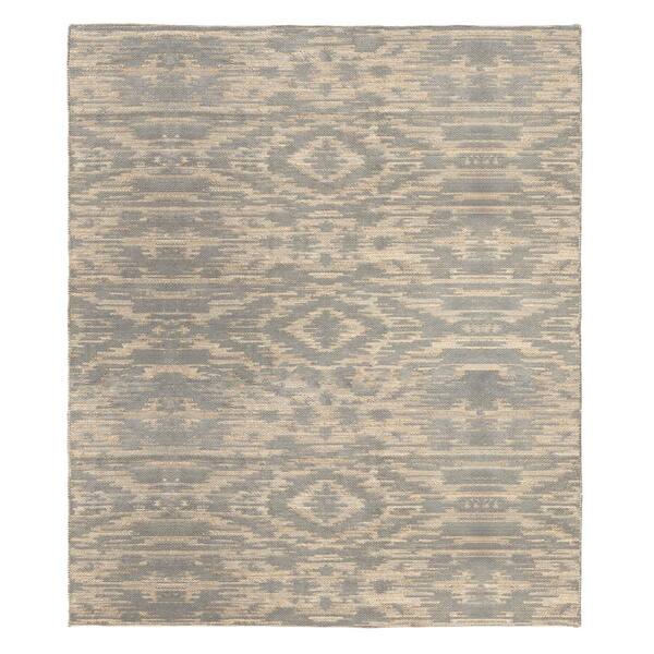 Cedar Rose Argentina Blue 5 ft. x 7 ft. Jute Area Rug