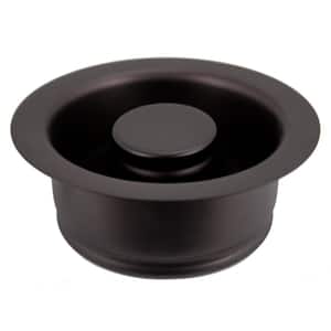 4-1/4 in. 3-Bolt Mount Waste Disposal Flange and Stopper in Oil Rubbed Bronze