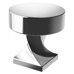Everly 1-1/8 in. (28 mm) Polished Chrome Round Cabinet Knob