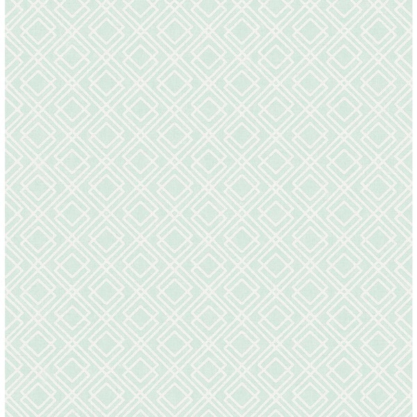 Chesapeake Napa Mint Geometric Paper Strippable Roll (Covers 56.4 sq. ft.)