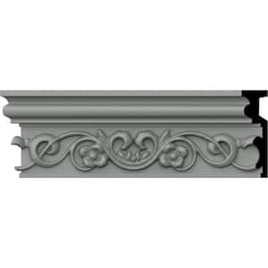 SAMPLE - 1-1/8 in. x 12 in. x 3-3/4 in. Urethane Fairmont Chair Rail Moulding