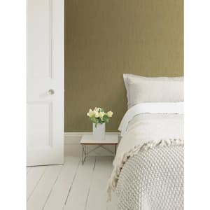 Boutique Collection Gold Shimmery Tonal Plain Non-pasted Paper on Non-woven Wallpaper Roll