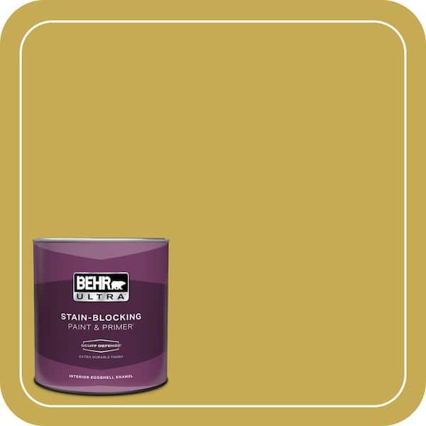 BEHR ULTRA 1 qt. #380D-6 Leapfrog Extra Durable Eggshell Enamel Interior Paint & Primer