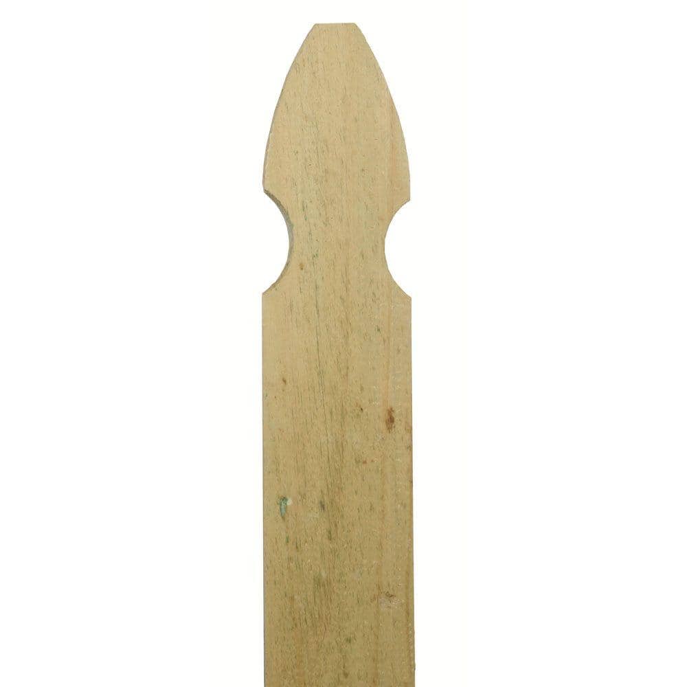 11/16 in. x 31/2 in. x 31/2 ft. PressureTreated Pine French Gothic
