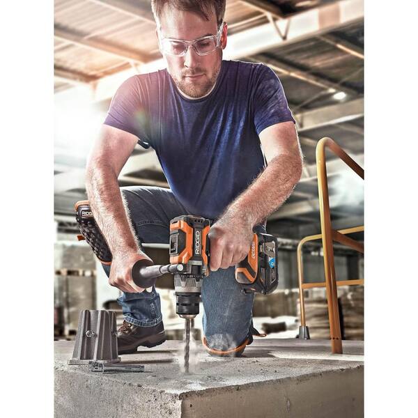 RIDGID 18V OCTANE Brushless Cordless 1/2 in. Hammer Drill/Driver