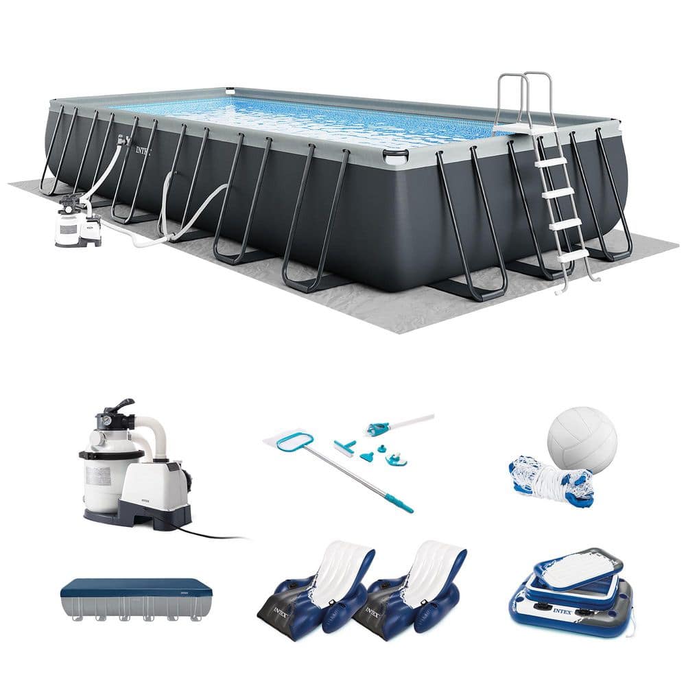 Intex Ultra XTR 24 ft. x 12 ft. Rectangular 52 in. Deep Above