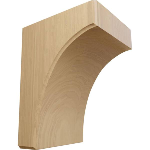 Ekena Millwork 6 in. x 5-1/2 in. x 8 in. Unfinished Cherry Clarksville Corbel