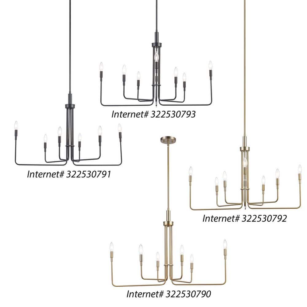Charlotte Midcentury Modern Antique Gold Cluster Chandelier