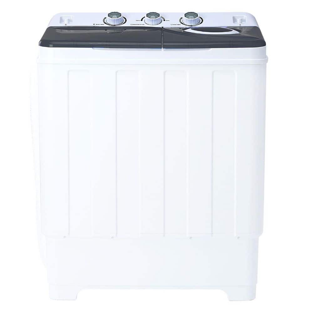 Elexnux 3 cu. ft. Compact Top Load Twin Tub Washer with