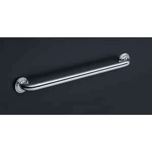 Concealed-Screw Grab Bar 24 in. in Polished Stainless