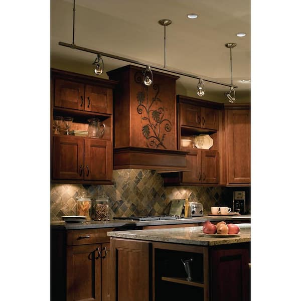 Alpha Trak 8 ft. Brushed Nickel Track Section