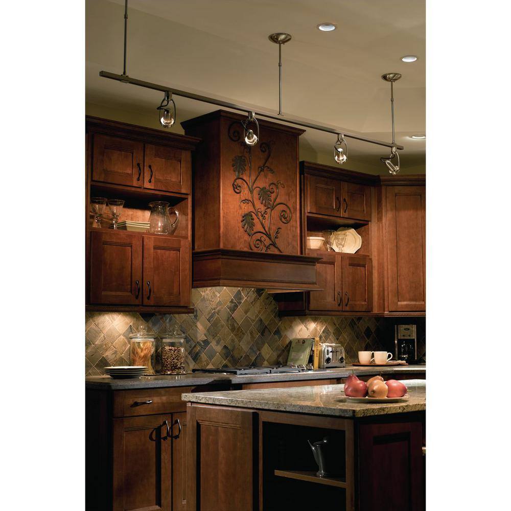 Brushed Nickel 12' Alpha Trak Lighting System