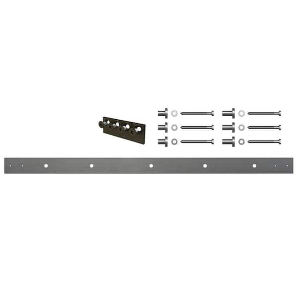 4 ft. Stainless Steel Extension Rail only for Mini Sliding Furniture Barn Doors