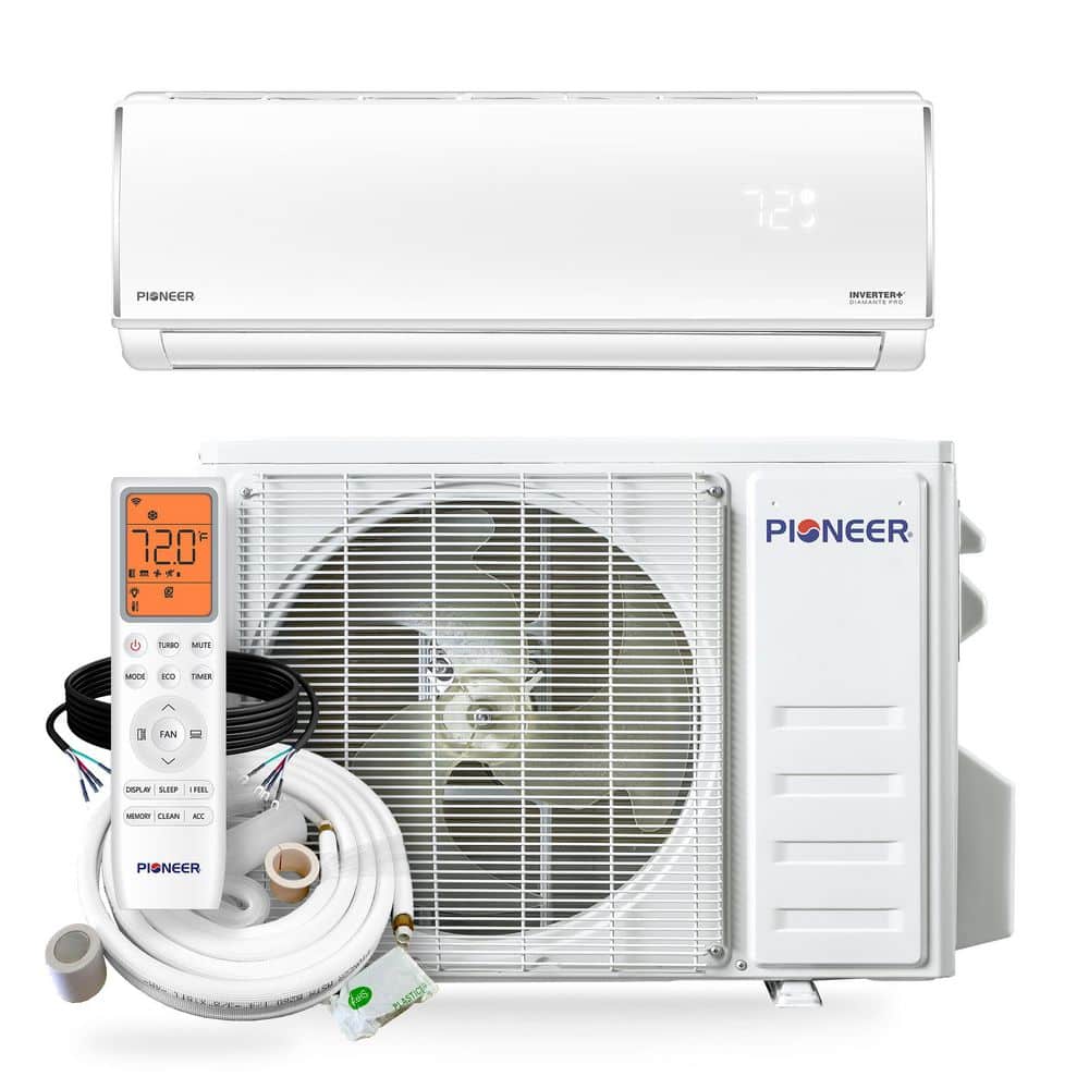 Diamante Pro Low-Ambient 1-Zone 12,000 BTU 23 SEER2 Ductless Mini Split Inverter Heat Pump with 16 ft. Lines 208V/230V price history on PriceWatchPro