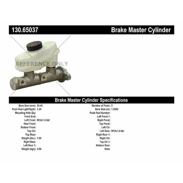 Centric Parts Brake Master Cylinder