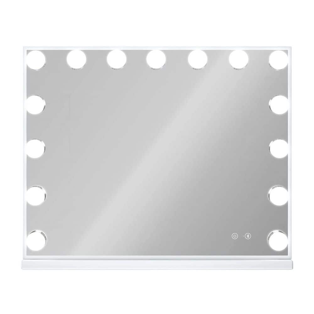 31.5 in x 22.8 in Vanity with Integrated Light and Bluetooth Speaker, Dimmable Makeup Mirror with USB Charge Port price history on PriceWatchPro