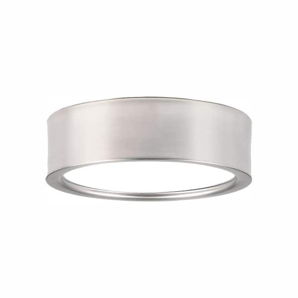 Progress Lighting 9 in. Portal 17-Watt Brushed Nickel Integrated LED Flush Mount