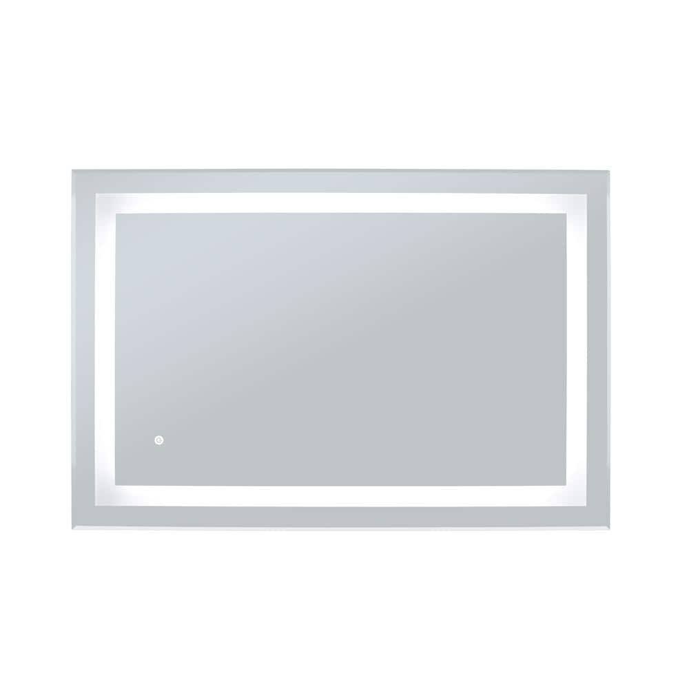 Audrey Frameless Rectangular LED Vanity Mirror 36" x 24"