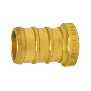 Anderson Metals 1/2 in. Red Brass Plug 860464 - The Home Depot