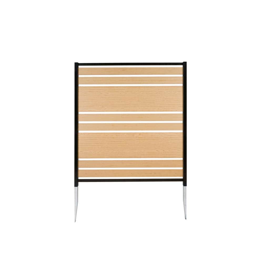 Vienna Cedar Brown WoodTek Vinyl Privacy Screen Panels