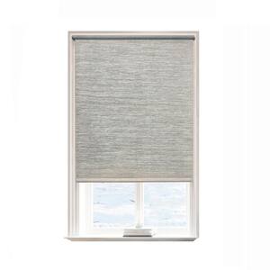 Taupe Polyester 54 in.W x 72 in.L Light Filtering Cordless Natural Fabric Roller Shades