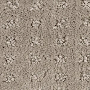 8 in. x 8 in. Texture Carpet Sample - Canter -Color Rock Crystal