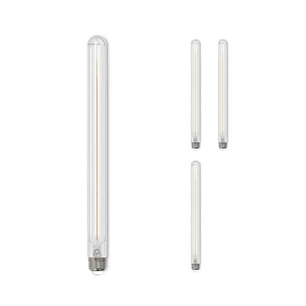 Bulbrite 40-Watt Equivalent Warm White Light T9 Long (E26) Medium Screww Base Dimmable Clear LED Light Bulb (4 Pack)